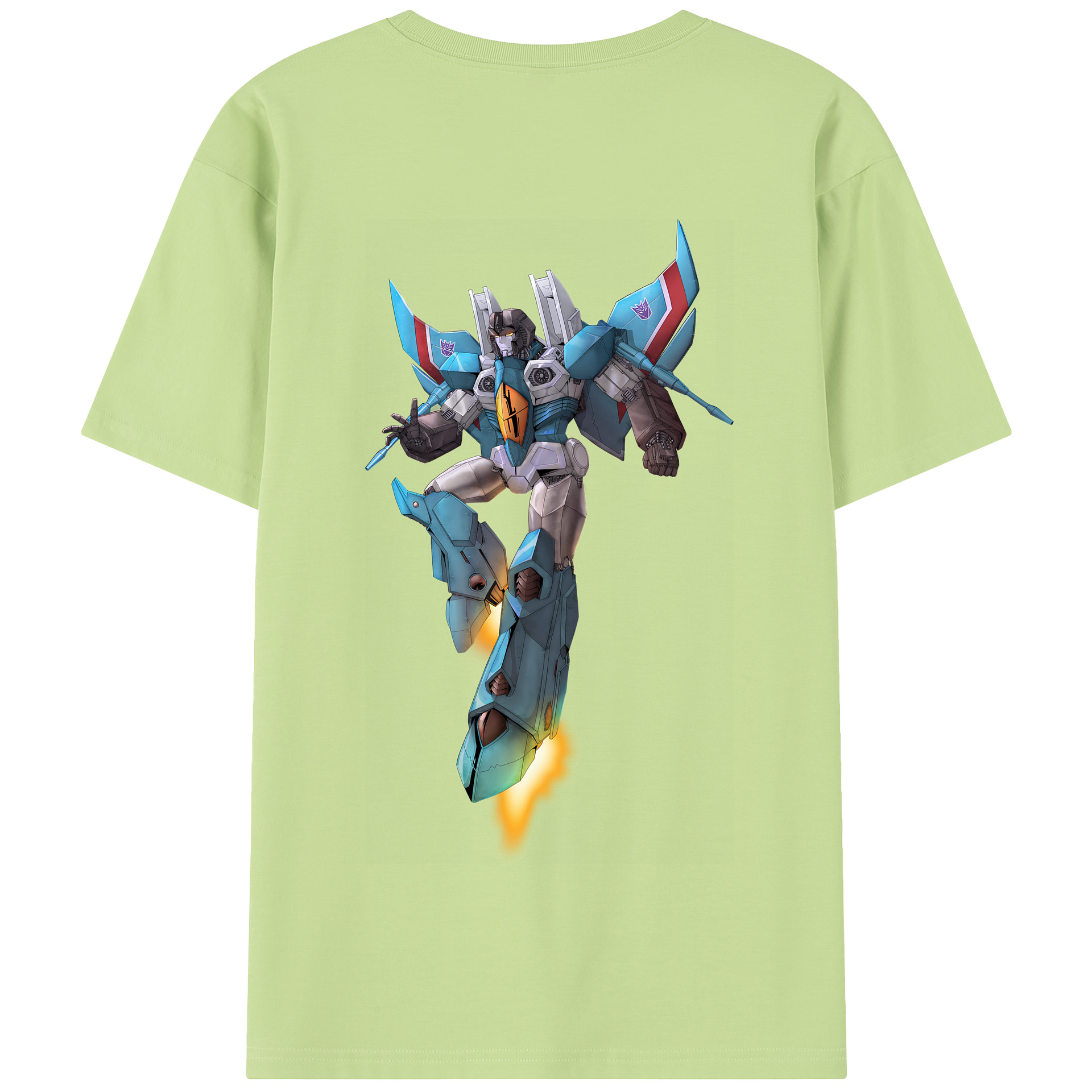 （画像用） Transformers トランスフォーマー 綿100％半袖Tシャツ（背面プリント）